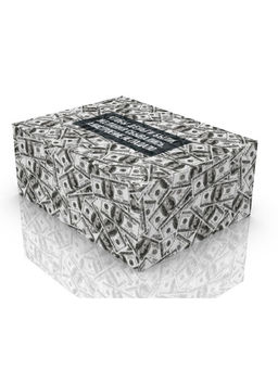 Коробка складная «Деньги», 30 × 23 × 12 см