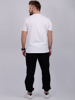 Джоггеры "Джереми 2" чёрные, футер с лайкрой