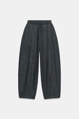 BALLOON RIBBED TROUSERS - Zara фото 6