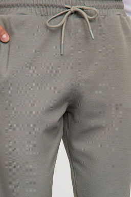 TRENDYOL MAN Bej Regular Fit Orme Esnek Rahat Beli Baglamal? Lastikli Duble Paca Kumas Pantolon TMNAW25PL00002 - Trendyolmilla фото 5