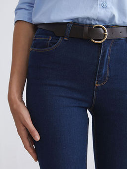 Beli Kemerli Mercury Skinny Fit Kad?n Jean Pantolon