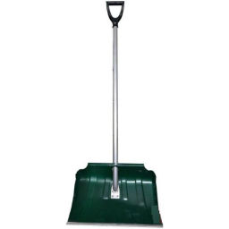 Цена за 5 шт. Лопата снеговая стальная 500*430*1,2 мм"Американка-4" с ал.черенком и V-ручкой, d=32