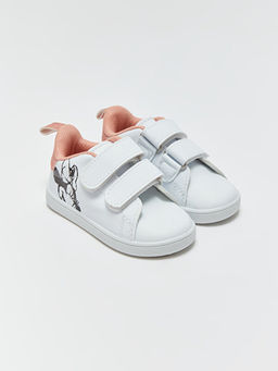 Minnie Mouse Bask?l? K?z Bebek Spor Ayakkab?