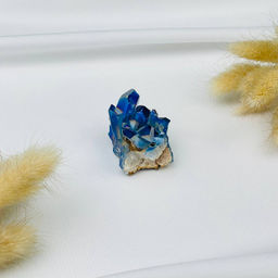 Друза из Горного Хрусталя (титан.покрытие)