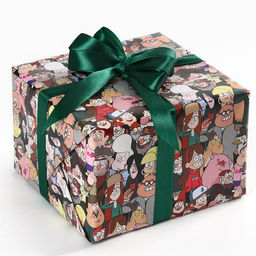 Цена за 10 шт. Упаковочная бумага «Друзья», 70 × 100 см