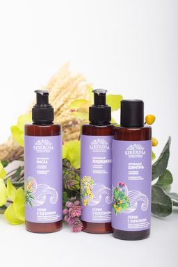 Кондиционер с аргинином и кератином Активация роста и укрепление волос - Siberina фото 4