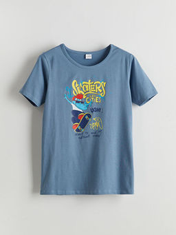 Bisiklet Yaka Erkek ?ocuk Pijama ?st