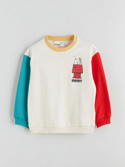 Peanuts Bask?l? Erkek ?ocuk Sweatshirt