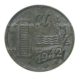 1 цент 1942 года Нидерланды
