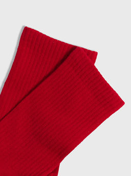 Цена за 5 пар! Носки женские ярко-красные - Mark formelle фото 4