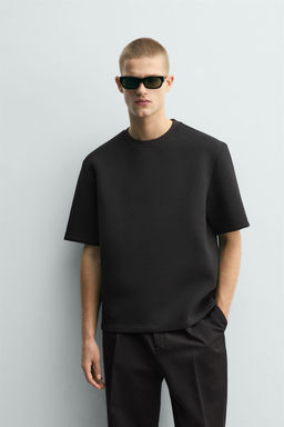 SUDADERA RELAXED FIT T?CNICA / Negro - Zara фото 2