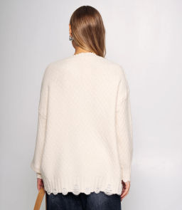 Джемпер #КТ6138 (1), светло-бежевый - Dommod фото 3