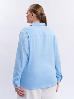 Рубашка льняная BL59152BLU13 - Артесса фото 7
