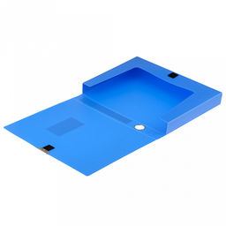 Папка-органайзер (короб) Архивная А4 23,4х31,7х3,5см, пластик, на липучке, цвет голубой (Китай) - Домашняя Мода фото 6