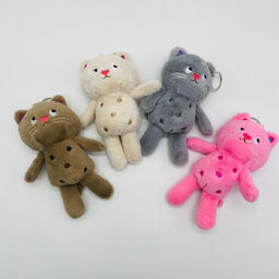 Брелок Котик с пятнами 12 см в ассортименте