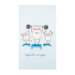 Полотенце пасхальное Этель Love eat and sport 40х73 см, 100% хлопок, саржа 190 гр/м2  фото 2