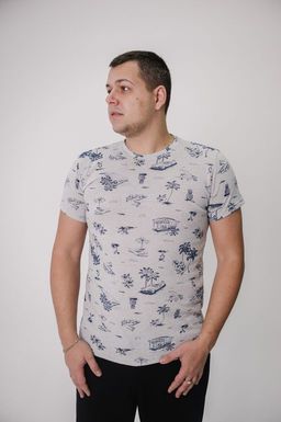 Футболка Мигель св.серая