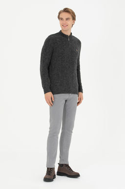 Мужской свитер антрацитового меланжа - U.s. polo assn фото 11
