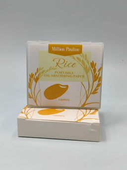 Матирующий салфетки против жирного блеска в футляре с зеркалом, Рис, 100 шт.