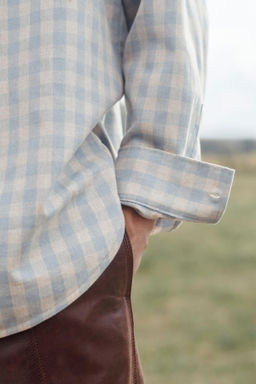 LIMITED EDITION CHECK POLO SHIRT - Zara фото 5