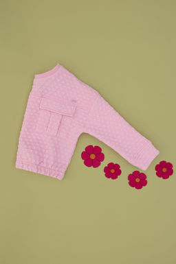 Розовый свитшот для девочки Неожиданная скидка в корзине