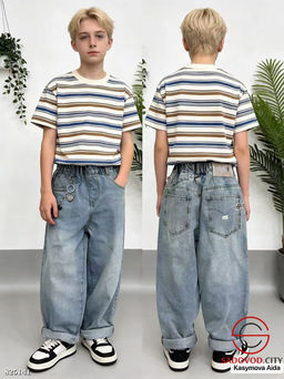 Джинсы широкие для мальчика