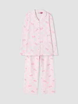 Barbie Bask?l? K?z ?ocuk Pijama Tak?m