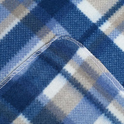 Плед Egoist 130x170см, серо-голубой, флис 160г/м 100% - Belezza фото 3