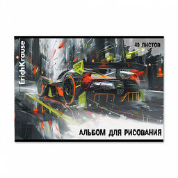 Цена за 5 шт. Альбом для рисования на скобе ErichKrause Adrenaline Speed, А4, 40 листов_MIX-PACK фото 6