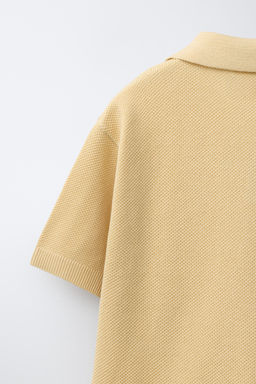 POLO PUNTO PIQU? / Amarillo claro - Zara фото 7