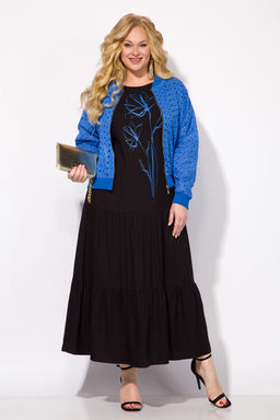 Костюм Liliana 1421к василек+черный