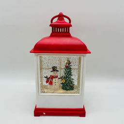 Новогодний декор стекло - Фонарь-окно красный 23 см (арт. WDL-23018A/B) в ассортименте - Ип лебедев о.ю фото 8
