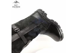 Монголки высокие черные, литая подошва