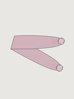 Шарф 17з51426 пудра