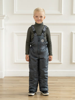 Полукомбинезон детский серый