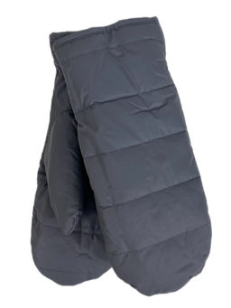 Зимние женские варежки с подкладом из искусственного меха, цвет тёмно серый