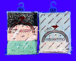 Цена за 3 шт. Трусы женские Miss Emma Турция высокая посадка большие размеры № 6