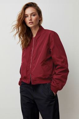 TRENDYOLMILLA Bej Oversize Buzgu Detayl? Su Itici Bomber Ceket Mont TWOSS22MO0099