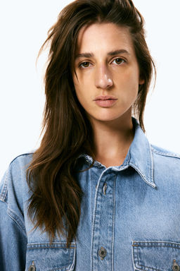 Camisa denim oversize - H&m фото 2