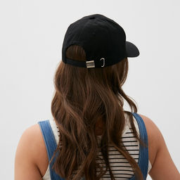 Кепка женская с вышивкой MIST Quack, чёрная, размер 56-58