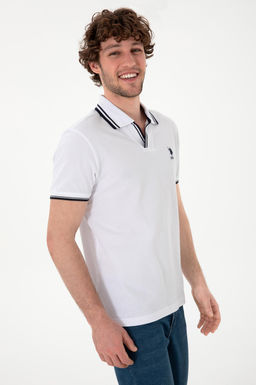 Erkek Slim Fit Polo Yaka Beyaz Ti__rt Sepette S_rpriz _ndirim - U.s. polo assn фото 10