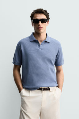 POLO PIQU? REGULAR FIT / Azul - Zara фото 2