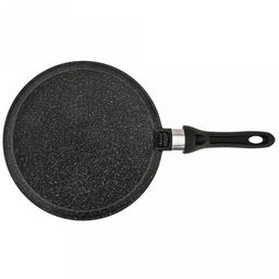 Сковорода блинная с тефлоновым покрытием д26см "Гранит Induction", h2см, s0,3см, ручка из термостойкого пластика (Россия) Подходит для всех видов плит, включая индукционную.