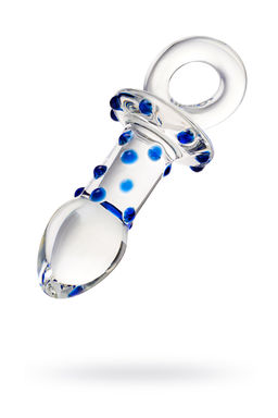 Анальная втулка Sexus Glass, стекло, прозрачная, 14 см, 3,5 см