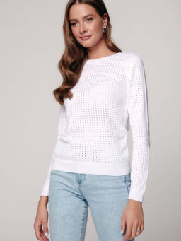 CONTE Джемпер женский LDK 130 optical white - Conte elegant фото 4