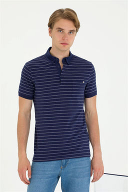 Мужская темно-синяя футболка - U.s. polo assn фото 8