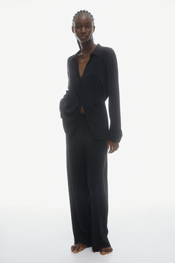 Camisa loungewear con efecto arrugado - H&m фото 2