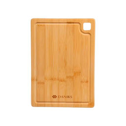 Доска разделочная бамбук 33х22х1.5 см бежевая прямоугольная CB35433B (453797) (DANIKS)