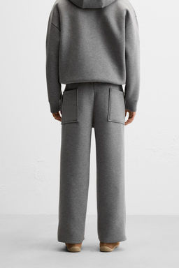 WIDE-LEG JOGGING TROUSERS - Zara фото 5