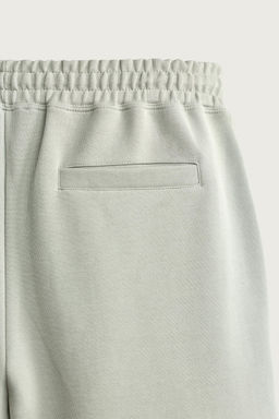 BERMUDA JOGGER RELAXED FIT INTERLOCK / verde lavado - Zara фото 13